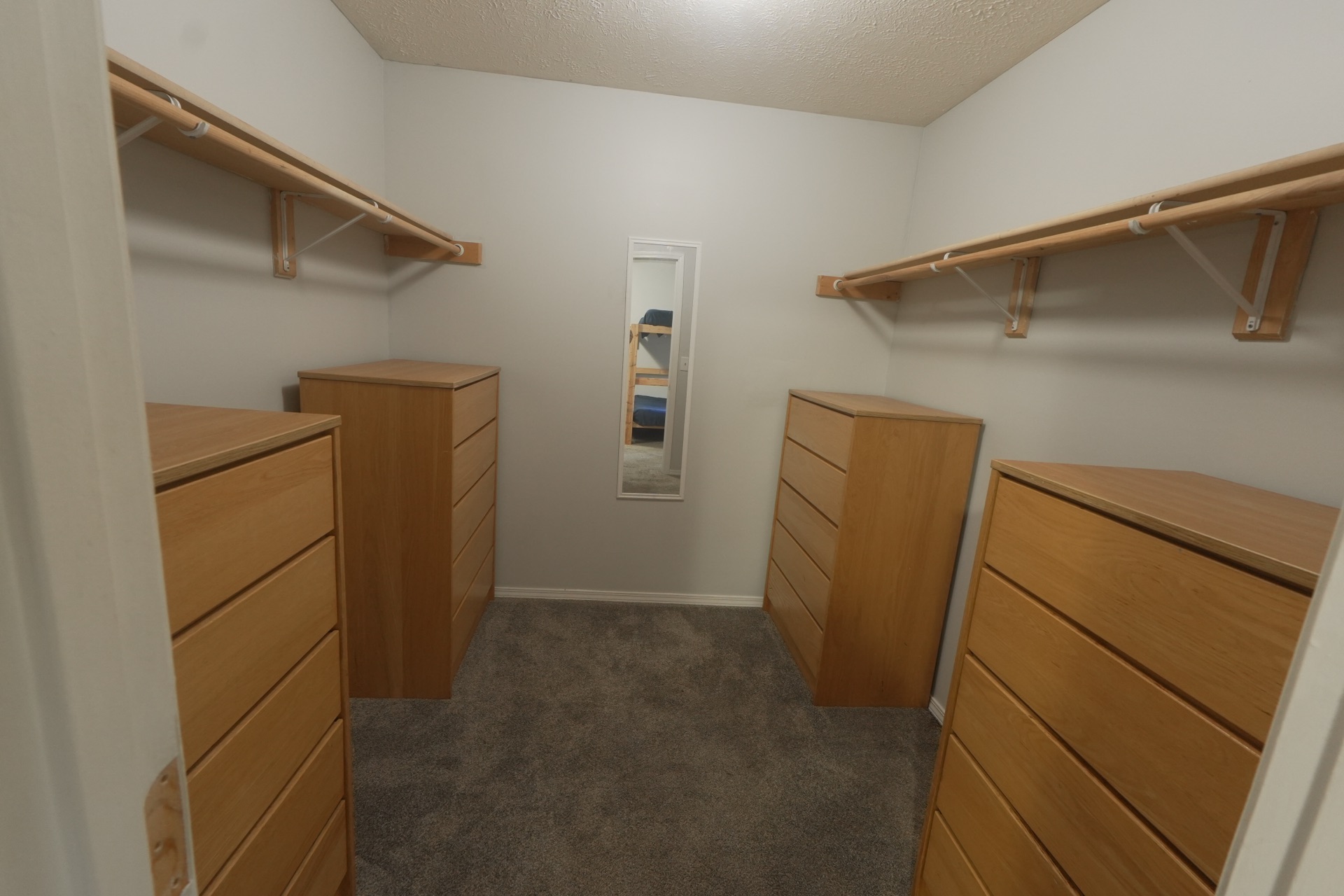 Walk-in closet and storage